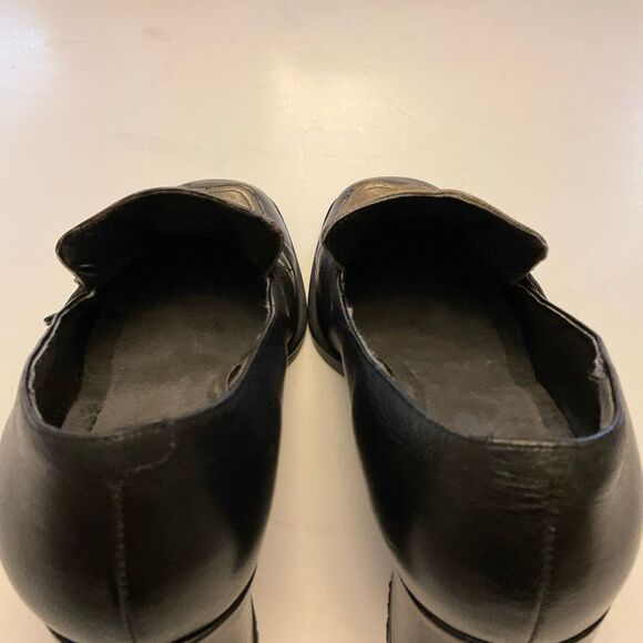 Vintage Y2K Pilgrim Buckle Block Heel 40s Vibe Brogues, 7 - Picture 11 of 16